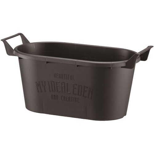 グロウコンテナ オーバル 33型 ブラック