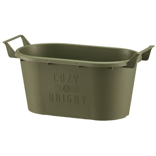 グロウコンテナオーバル25型 グリーン