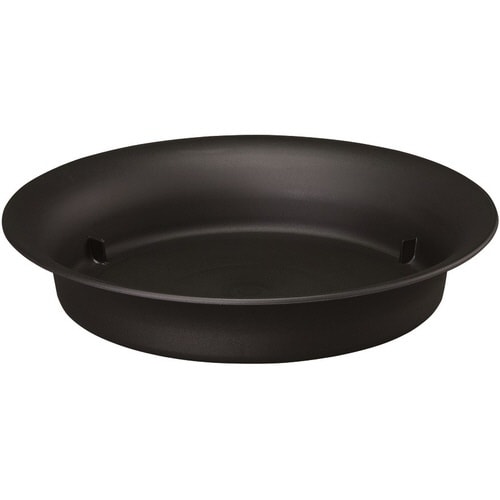 鉢皿ノア 3号 ブラック