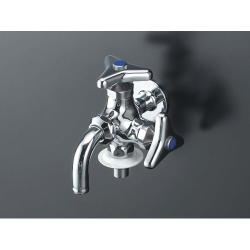 寒2口横水栓ツバニップル