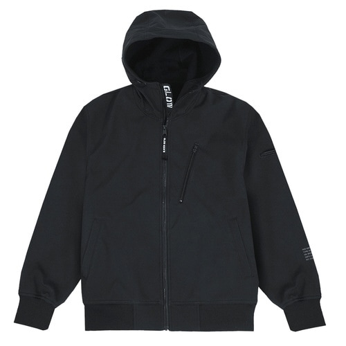 長袖パーカー ブラック