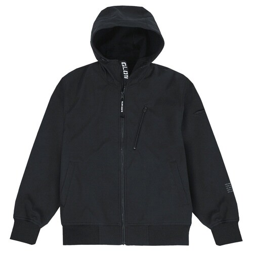 長袖パーカー ブラック