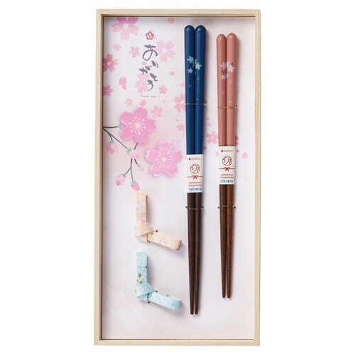 桐箱箸置付夫婦箸