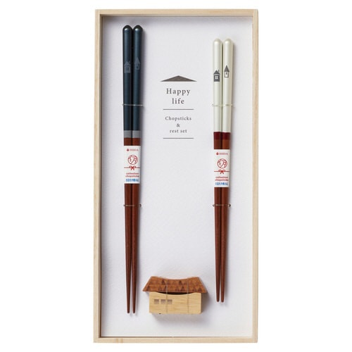 桐箱箸置付夫婦箸