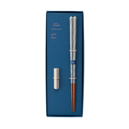 KURABI箸置き揃え・鉄色
