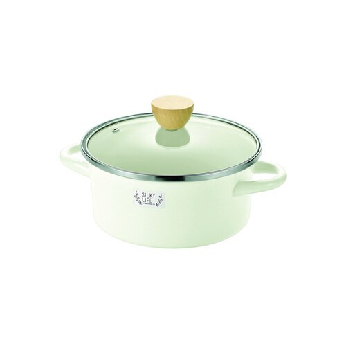 シルキーライフ ホーロー両手鍋