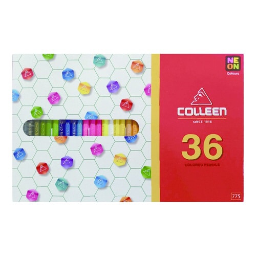 六角36色紙箱色鉛筆#775−36