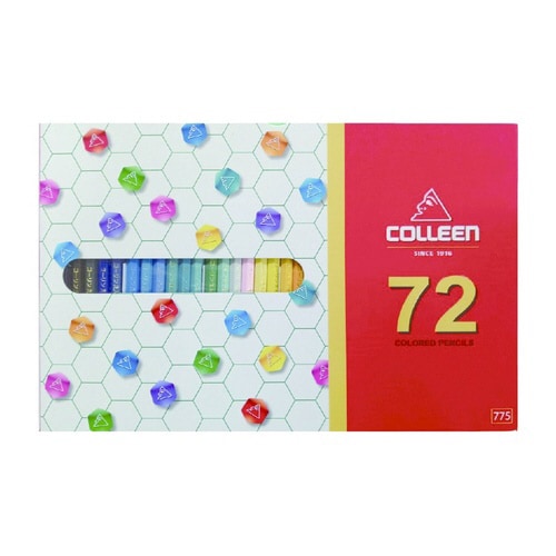 六角72色紙箱色鉛筆#775−72