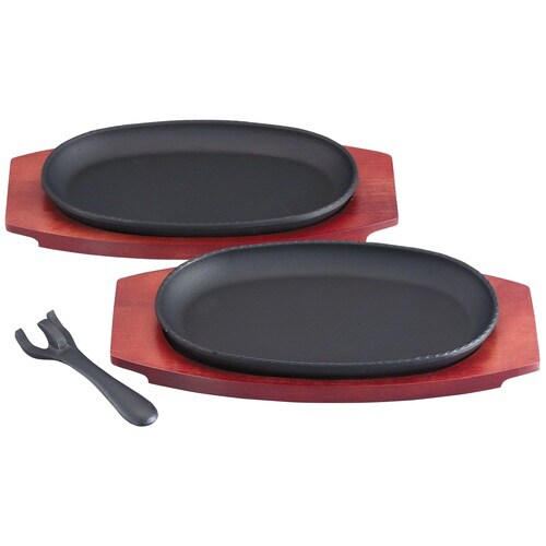 Sマルチステーキ皿 2枚組