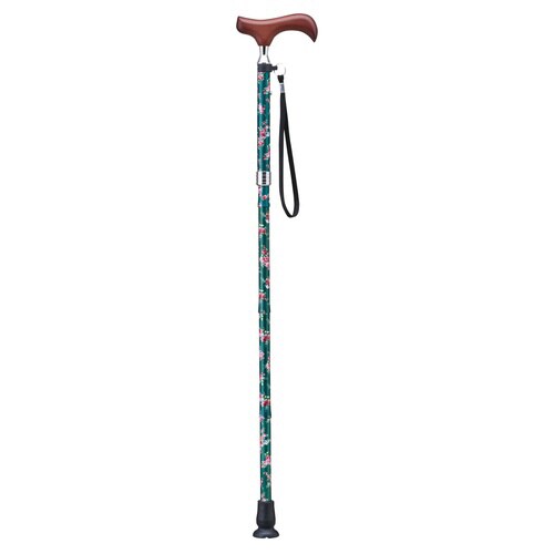 E−255B 愛杖 折畳式 花柄GR