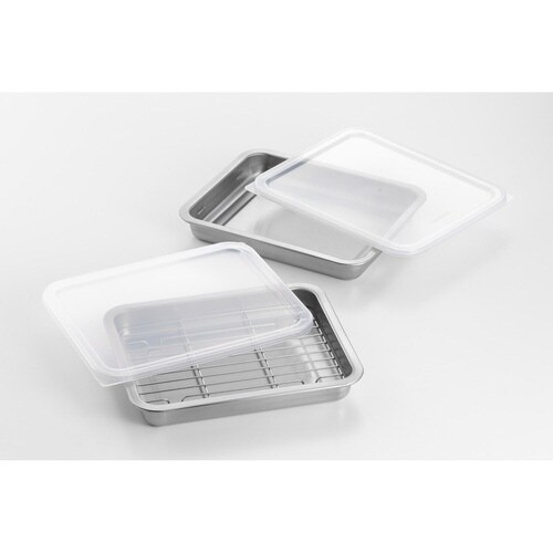 ステンレス浅型バットセット