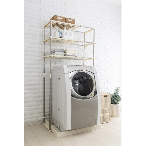 SJC SSR−30 ステンレス洗濯機ラック