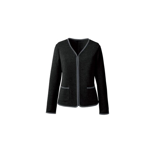 ニットジャケット ブラック FN1609 19号