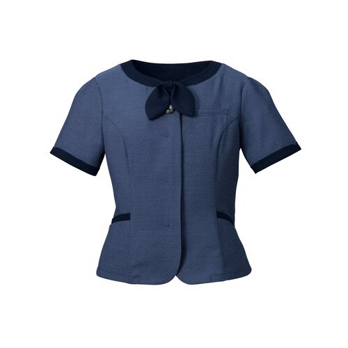 オーバーブラウスリボンFB71381ネイビー11号