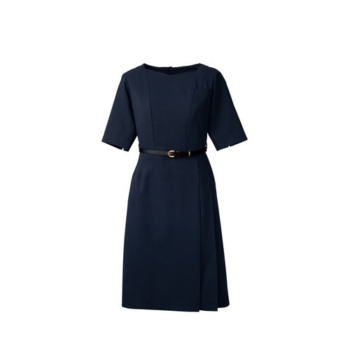 ワンピースベルト付き3020SCダークネイビーLL