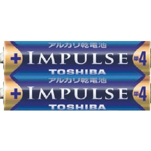 東芝 IMPULSE アルカリ乾電池単4形LR03