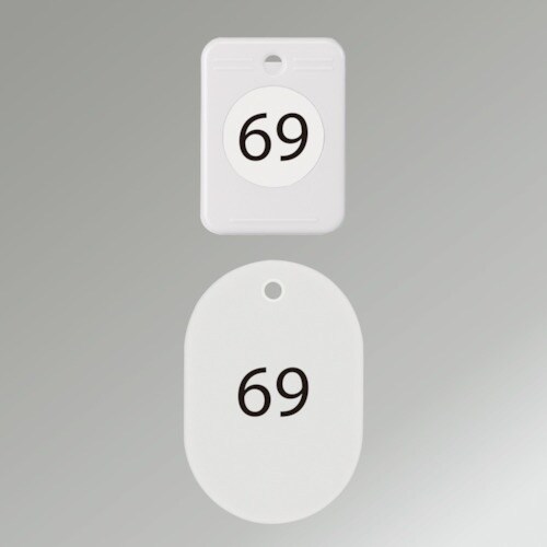 OP クロークチケット 61ー80番 白 (20組