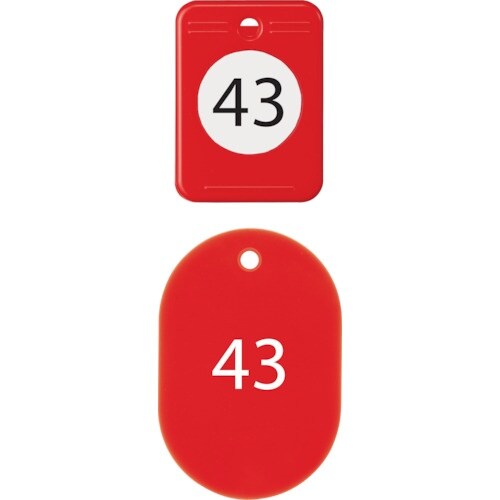 OP クロークチケット 41ー60番 赤 (20組