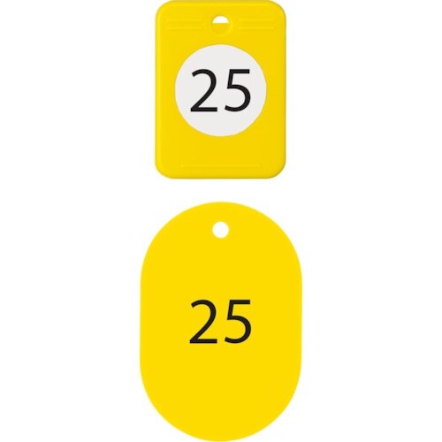OP クロークチケット 21ー40番 黄 (20組