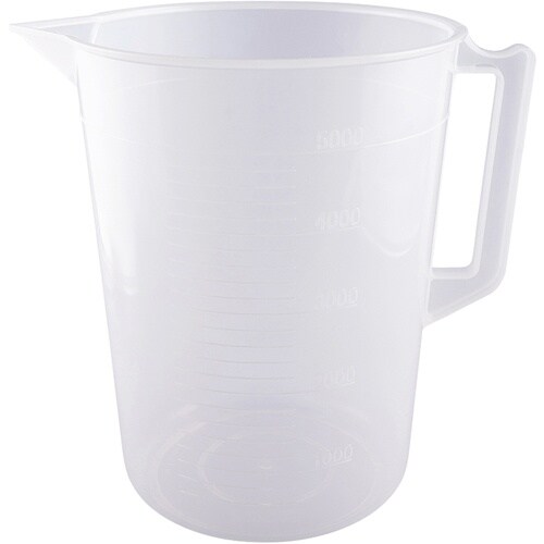 AS ポリプロピレン手付きビーカー5000ml