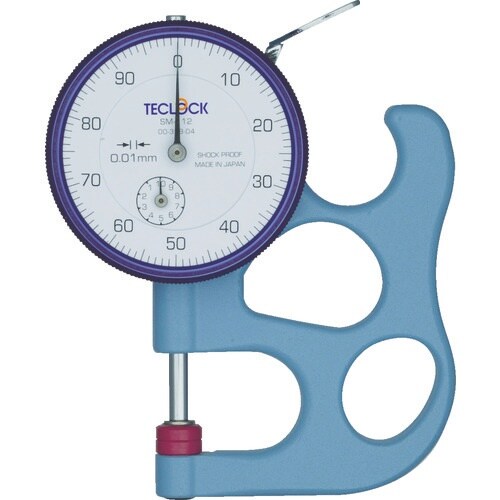 TECLOCK ダイヤルシックネスゲージ 測定範囲