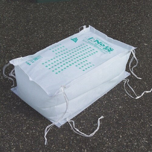 緑十字 防災用品 土NO袋(箱型)5枚1組