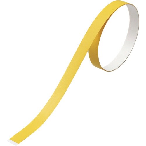 緑十字 ヘルメット用ラインテープ 黄 HLM−C(