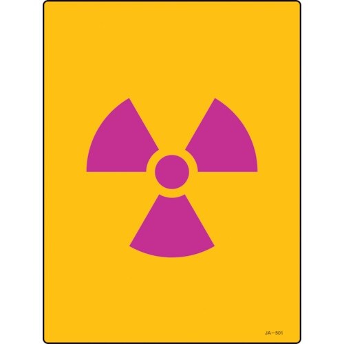 緑十字 放射能標識 放射能マーク JA−501 4