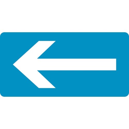 緑十字 JIS配管識別明示ステッカー ←矢印 HY