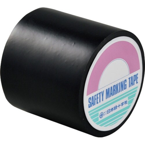 緑十字 防食テープ 黒 防食75B 75mm幅×1