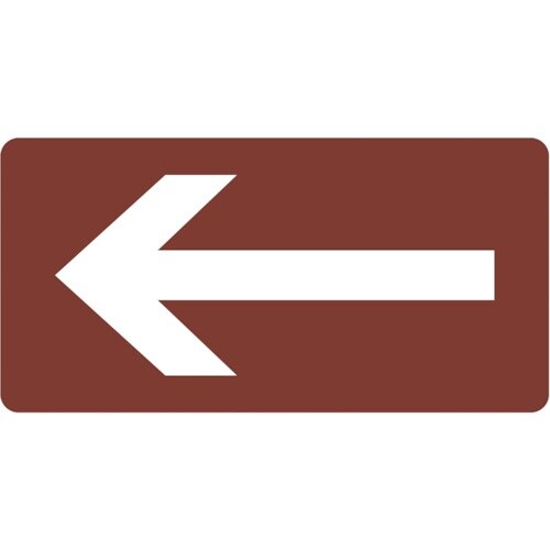 緑十字 JIS配管識別明示ステッカー ←矢印 HY