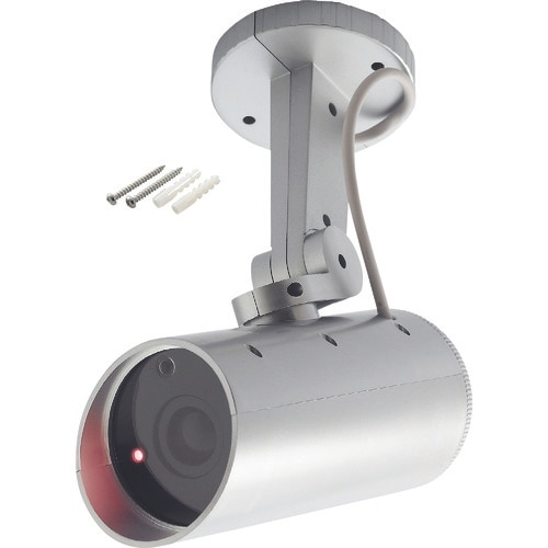 緑十字 ダミー防犯カメラ センサー式自動首振り機能