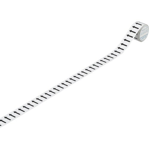 緑十字 配管識別テープ ↑矢印(方向表示) AH5