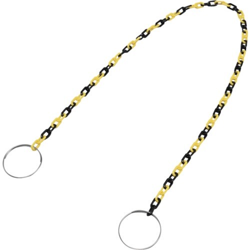 緑十字 コーン用プラスチックチェーン(リング付)