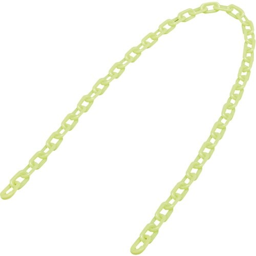 緑十字 プラスチックチェーン 蛍光緑 PT−612