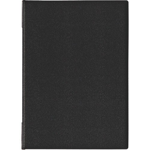 OP メニューファイル レザー調 A4 4頁 黒