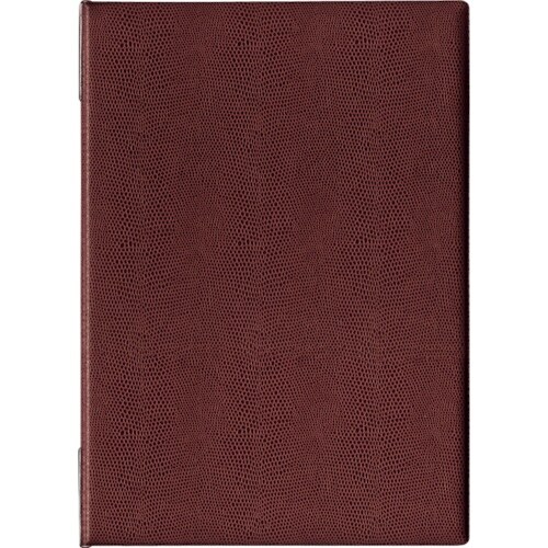 OP メニューファイル レザー調 A4 6頁 茶