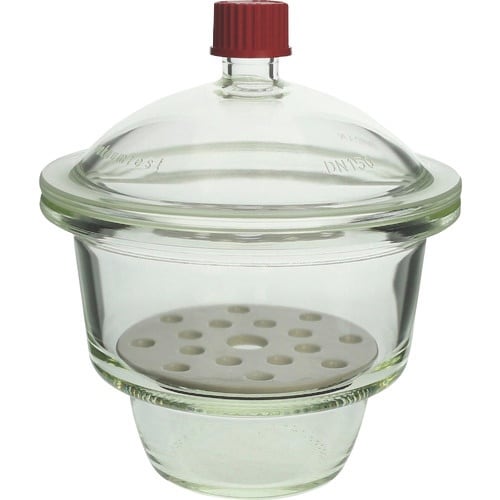 SIBATA ねじ口デシケーター 白 150mm