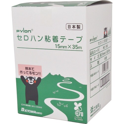 共和 セロハン粘着テープ 15mm×35m 透明