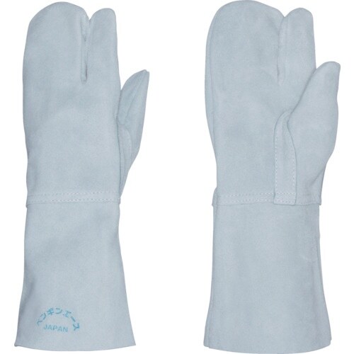 ペンギンエース 溶接用床革手袋 床革3本指 フリー