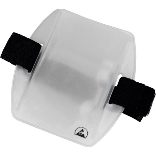 DESCO 静電気対策ネームカードホルダー 腕章タ