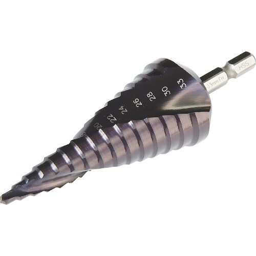 DENSAN ブラックチタンステップドリル