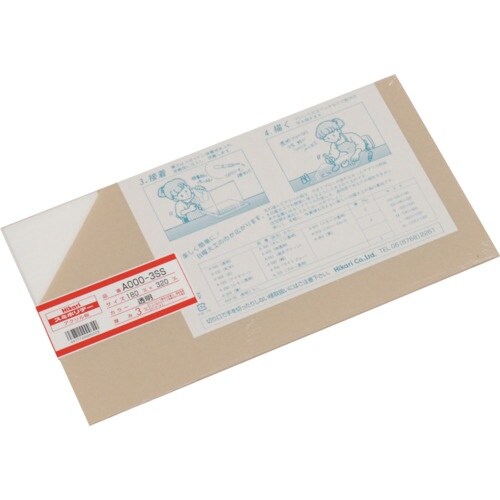 光 アクリル板(透明) 3×180×320mm