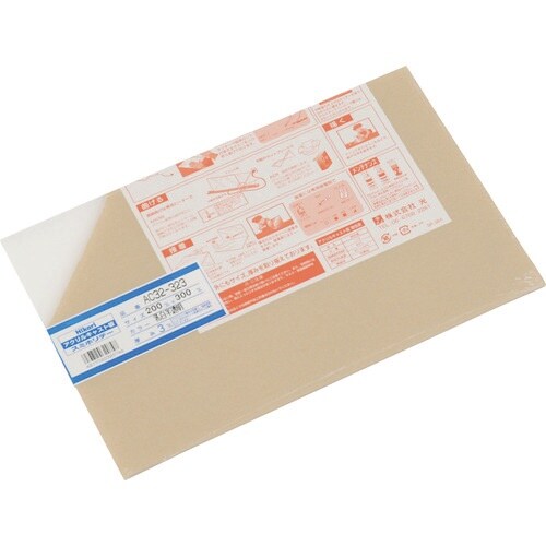 光 アクリルキャスト板 乳白半透明 200X300