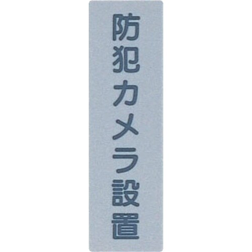 光 サインプレート 防犯カメラ設置