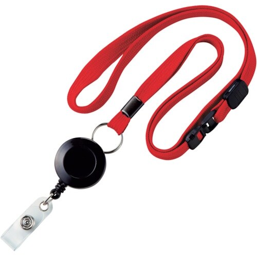 OP ループクリップ リール式 1本 赤