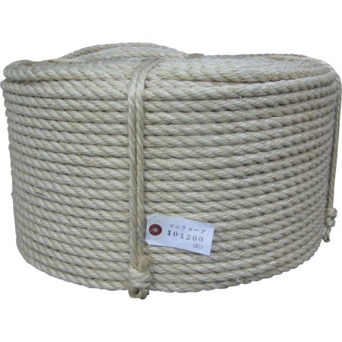 ユタカメイク ロープ マニラロープ巻物 10φ×2
