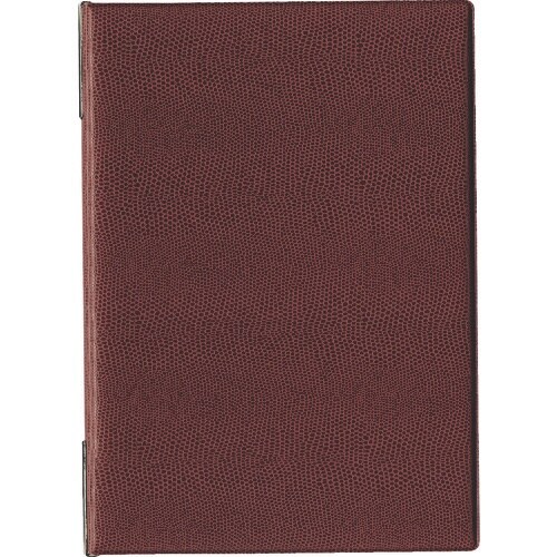 OP メニューファイル レザー調 B5 4頁 茶