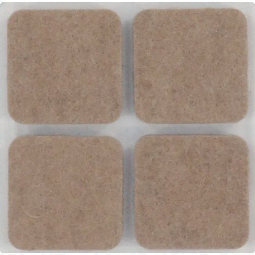 光 硬質フェルト ブラウン25mm×25mm