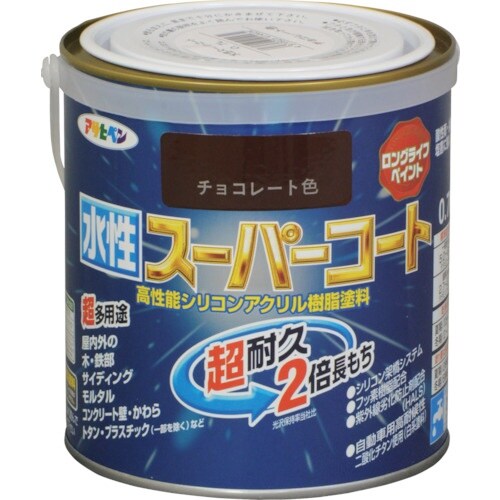 アサヒペン 水性スーパーコート 0.7L チョコレ